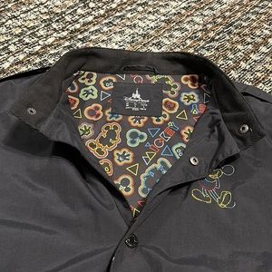 Disney Parks Exclusive Mickey Bomber Jacket With Stitching and Vibrant Lining